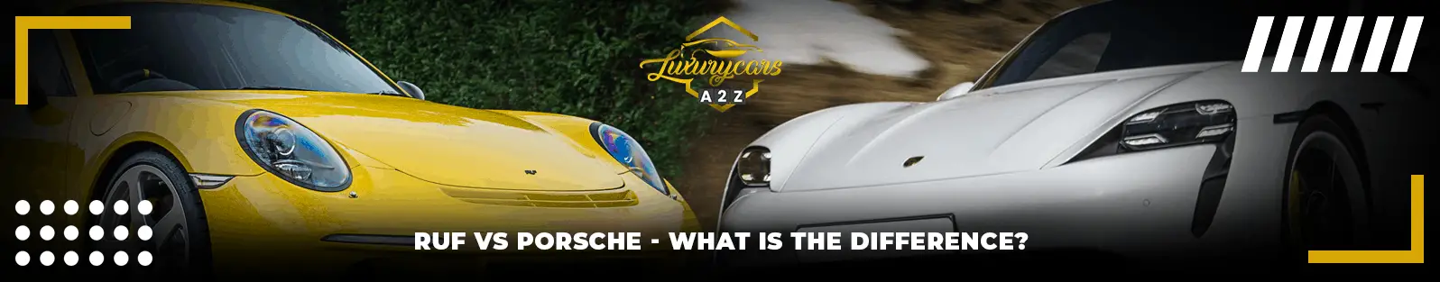 Ruf vs. Porsche - Quelle est la différence ?