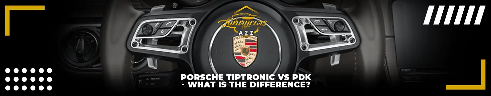 Porsche Tiptronic vs. PDK - quelle est la différence ?