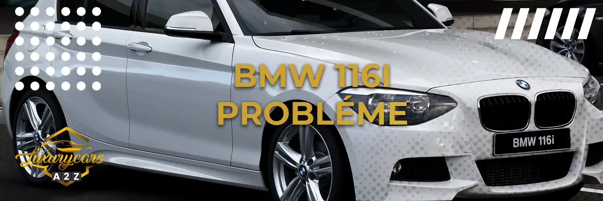 BMW 116i Probléme