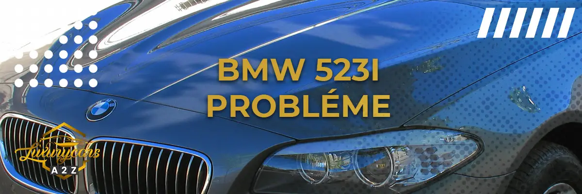 BMW 523i Probléme