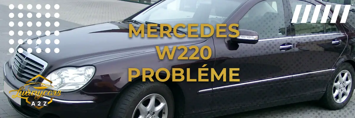 Mercedes W220 Probléme