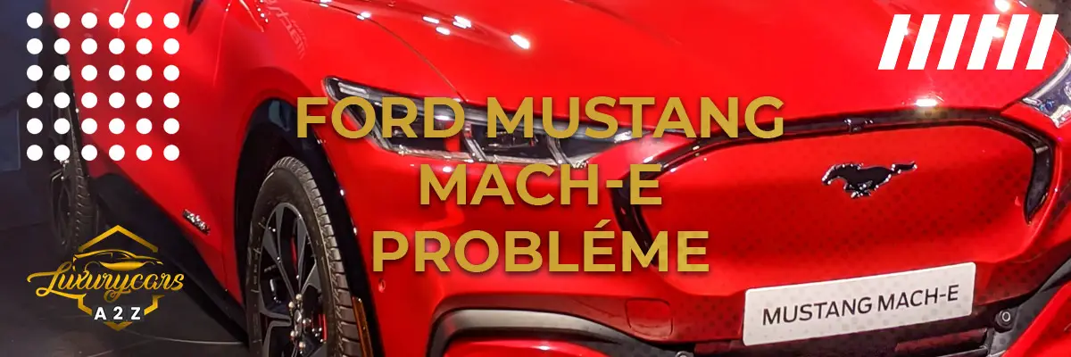 Ford Mustang Mach-E probléme