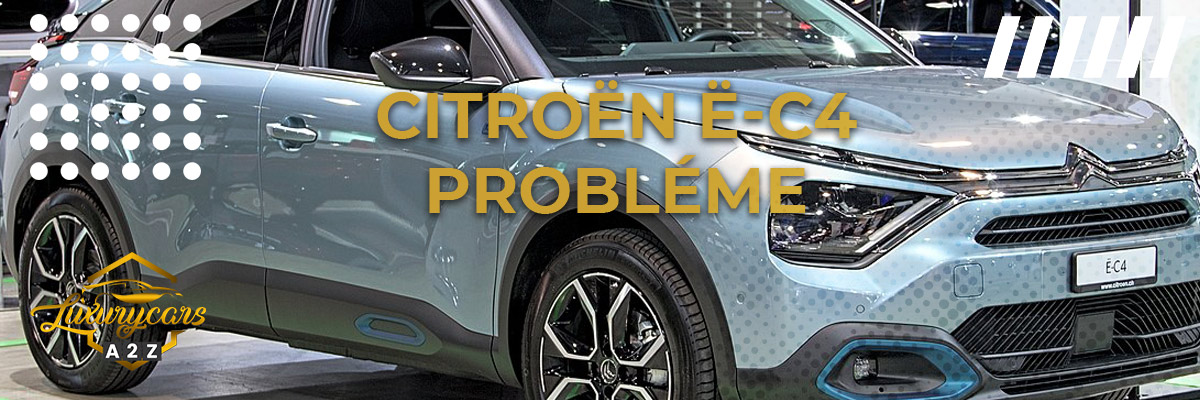 Citroën ë-C4 probléme